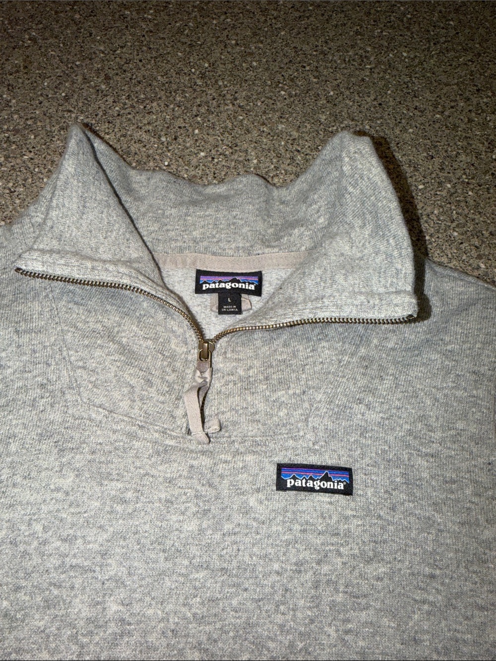 Patagonia Wool Blend Half-Zip Pullover Cowl Neck Sweater - Picture 3 of 5